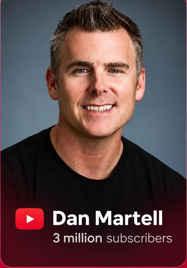Dan Martell, 3 million subscribers