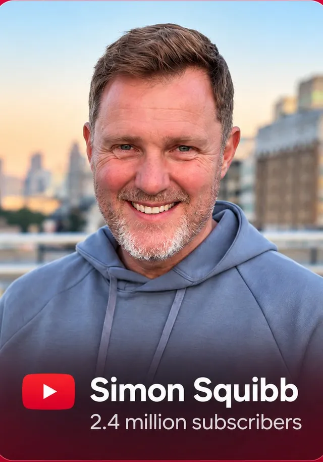 Simon Squibb, 2.4 million subscribers